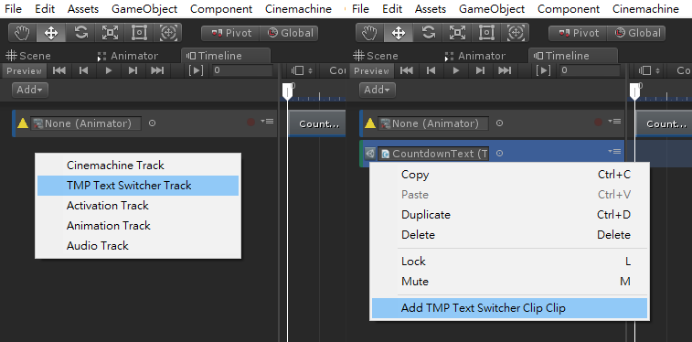 TMP Text Switcher Track